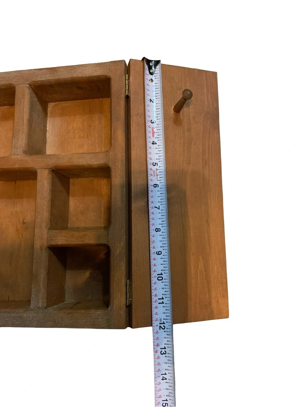 Rustic Pine Wall Cabinet Country Farmhouse Curio Cabinet Heart Cutout